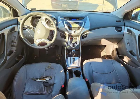 2012 Hyundai Elantra Gls из США, поврежденный, VIN KMHDH4AE2CU272053